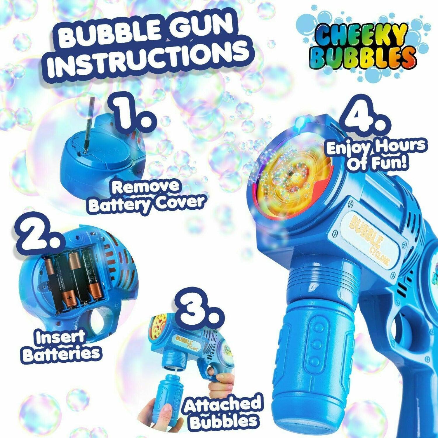 Bubble Gun for Kids - Automatic Bubble Machine Gun Indoor & Outdoor Toys For Children Baby & Toddler - Tophatter Daily Deals