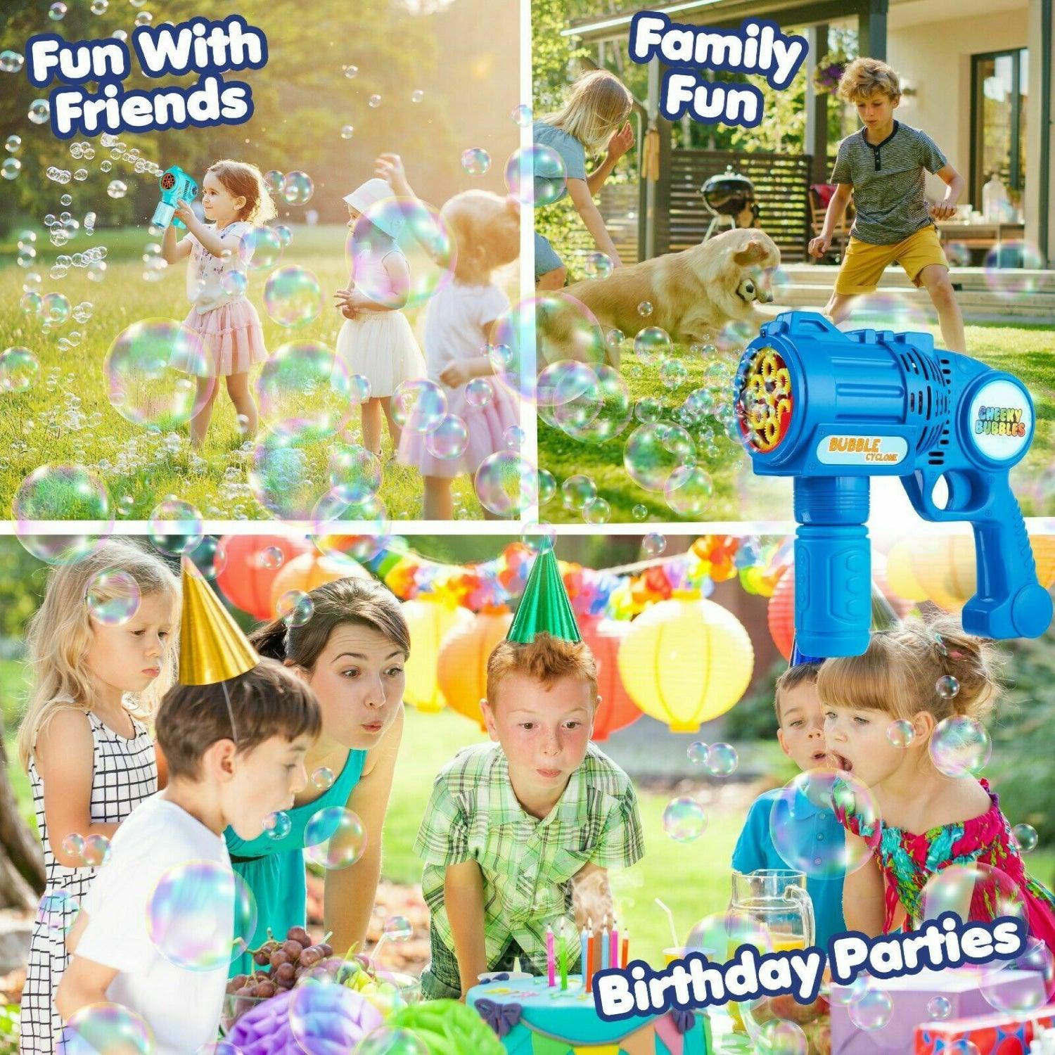 Bubble Gun for Kids - Automatic Bubble Machine Gun Indoor & Outdoor Toys For Children Baby & Toddler - Tophatter Daily Deals
