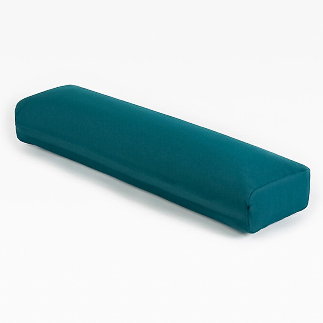 Yoga Bolster Cushions - Buckwheat Yoga Bolster UK, Yoga Studio EU Pranayama Organic Buckwheat Exercise Meditation Yoga Bolster Green Yoga & Pilates Blocks - Tophatter Daily Deals