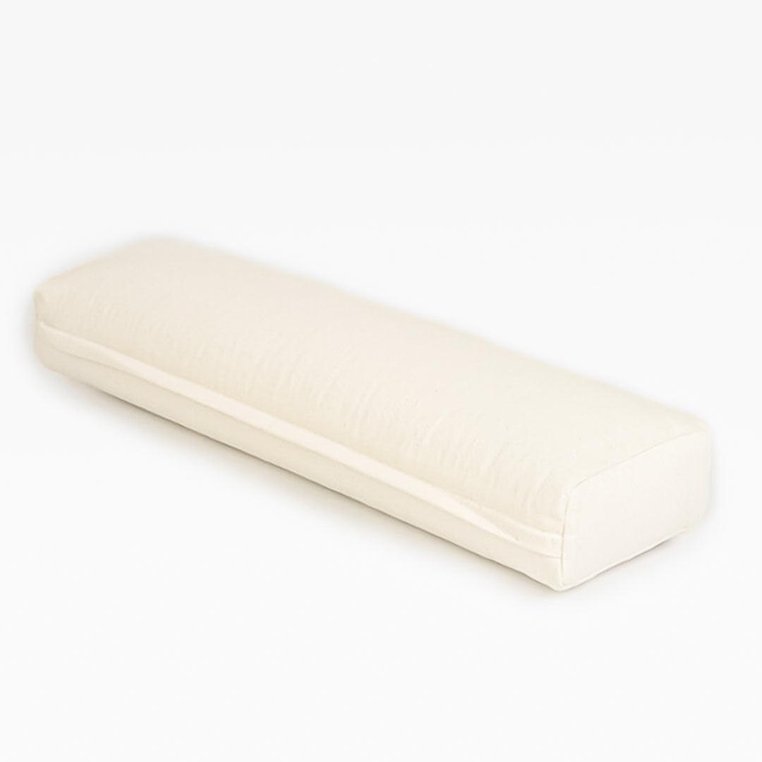 Yoga Bolster Cushions - Buckwheat Yoga Bolster UK, Yoga Studio EU Pranayama Organic Buckwheat Exercise Meditation Yoga Bolster Beige Yoga & Pilates Blocks - Tophatter Daily Deals