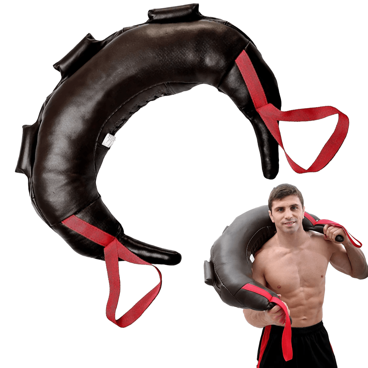 Bulgarian Bag UK - Bulgarian Weighted Bag Training Handles Gym Weight Lifting Crossfit Exercise & Fitness - Tophatter Daily Deals