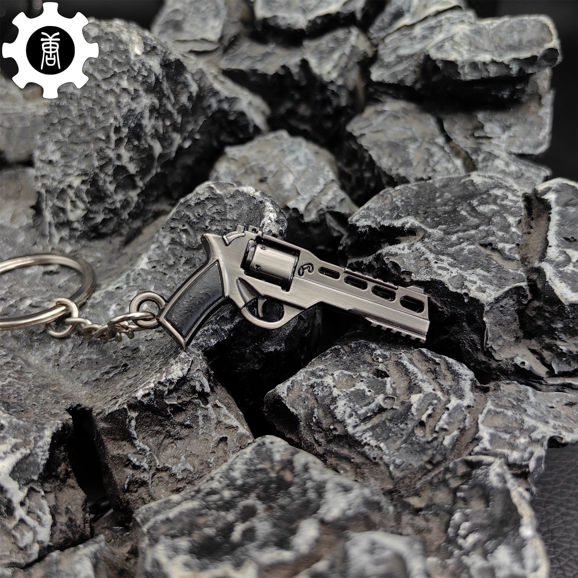Mini Bull R45 Revolver Pistol Metal Keychain - Tophatter Daily Deals