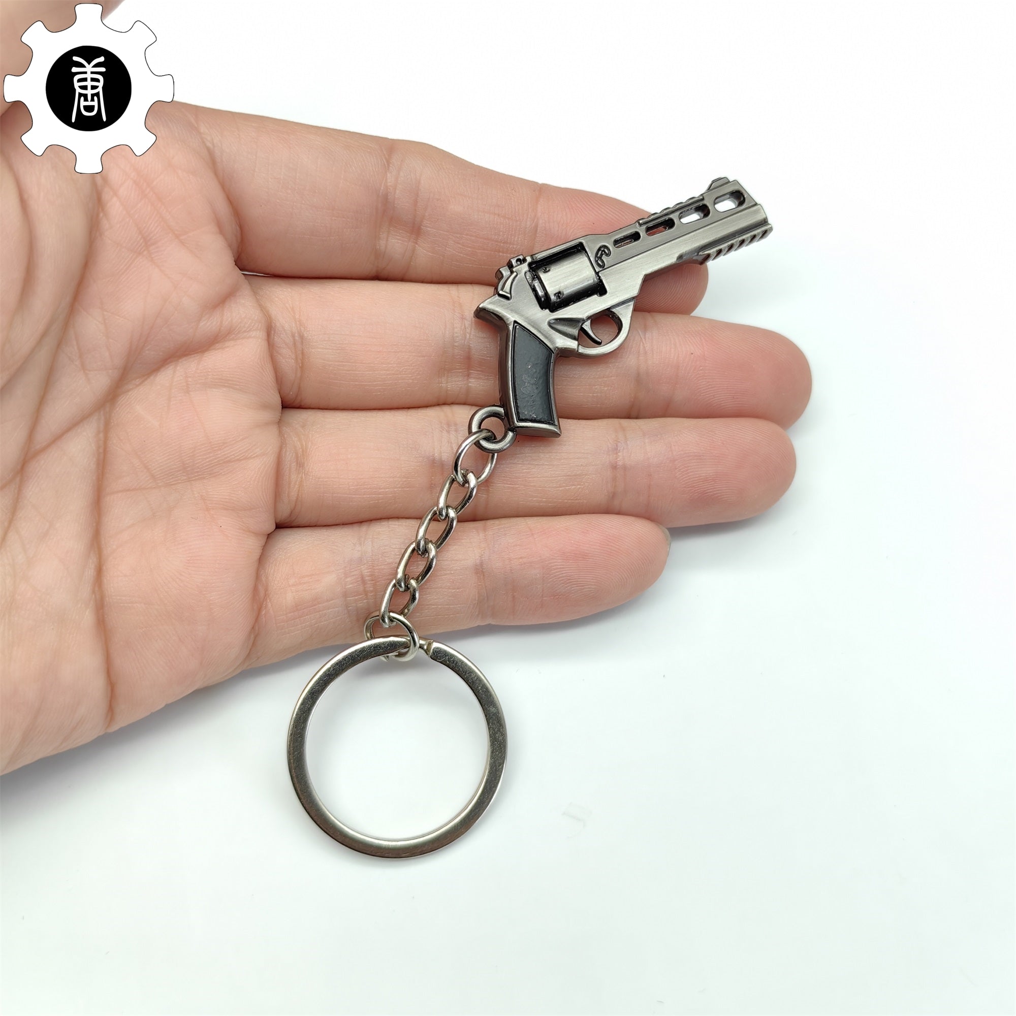 Mini Bull R45 Revolver Pistol Metal Keychain Keychain - Tophatter Daily Deals