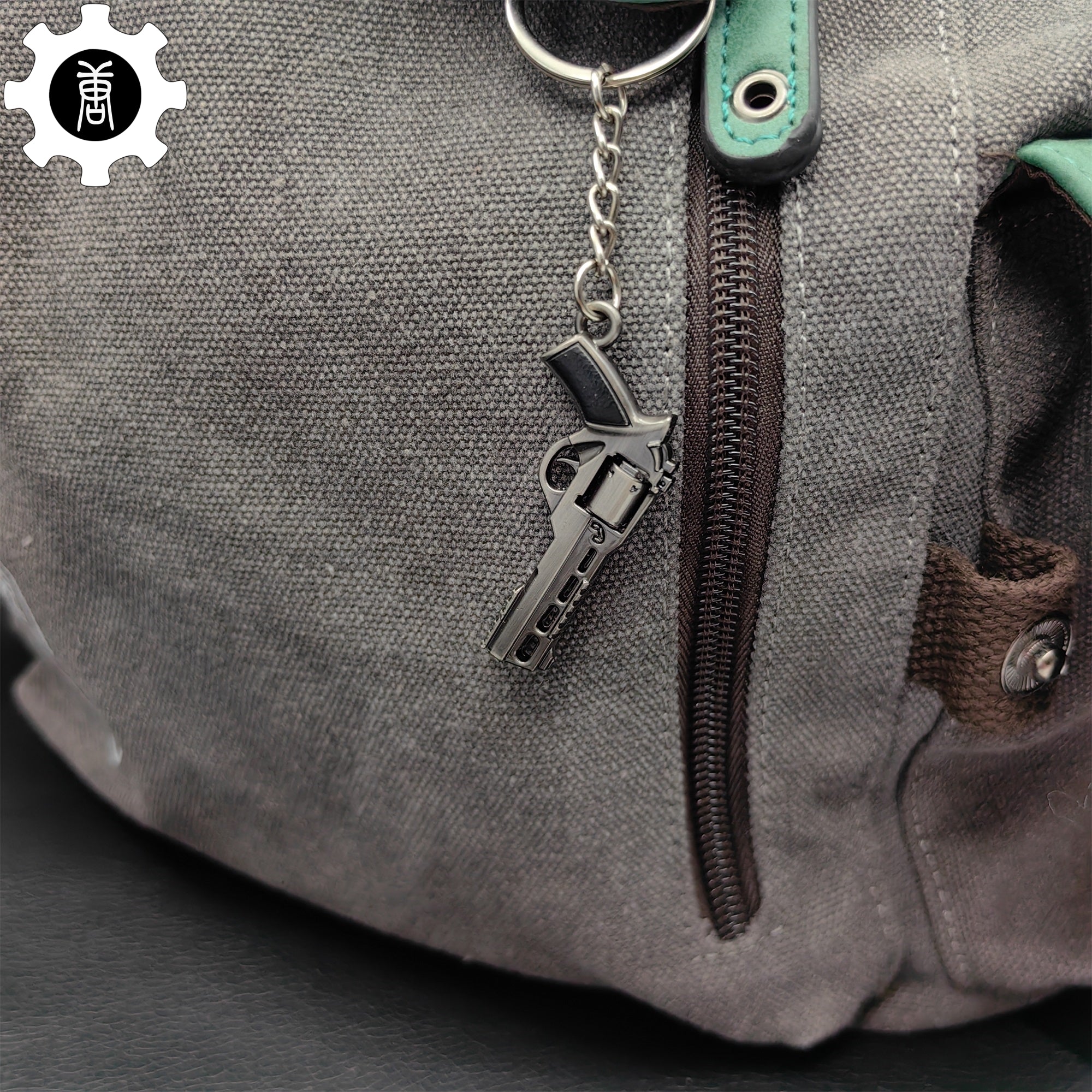 Mini Bull R45 Revolver Pistol Metal Keychain - Tophatter Daily Deals