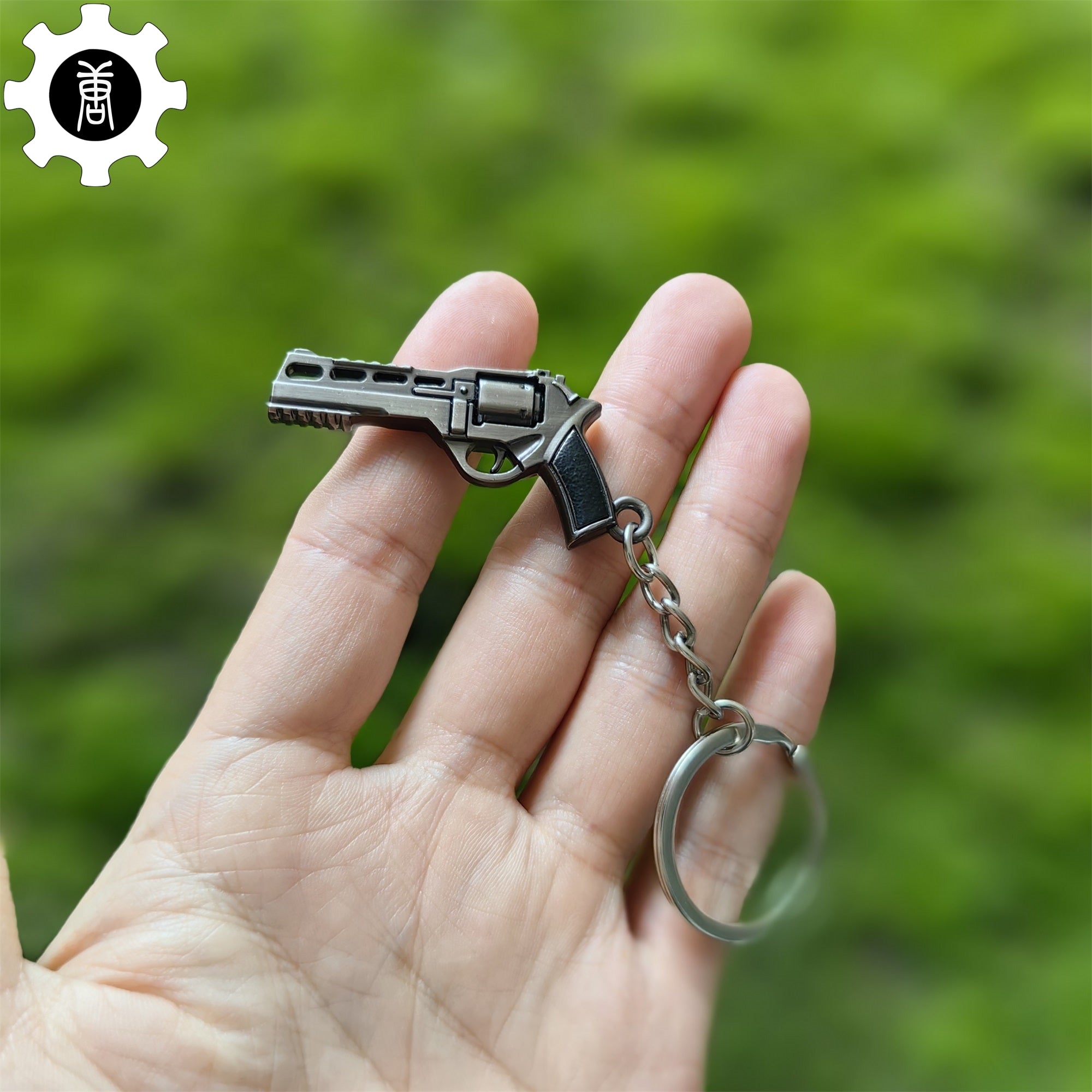 Mini Bull R45 Revolver Pistol Metal Keychain - Tophatter Daily Deals