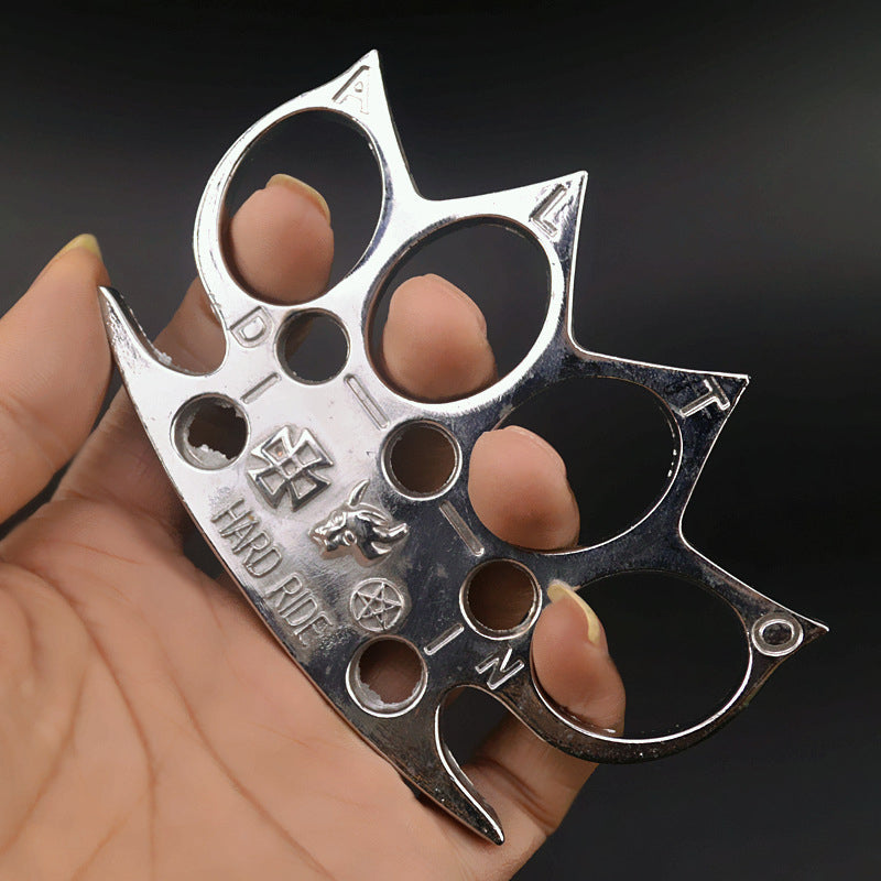 Bull head Knuckle Silver - Tophatter Daily Deals