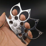 Bull head Knuckle Silver - Tophatter Daily Deals