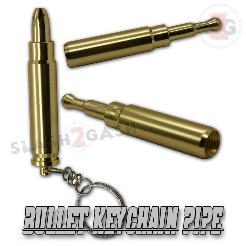 Bullet Keychain Pipe - Discreet One Hitter Hidden Smoking Pipe Smoking Accessories - Tophatter Daily Deals