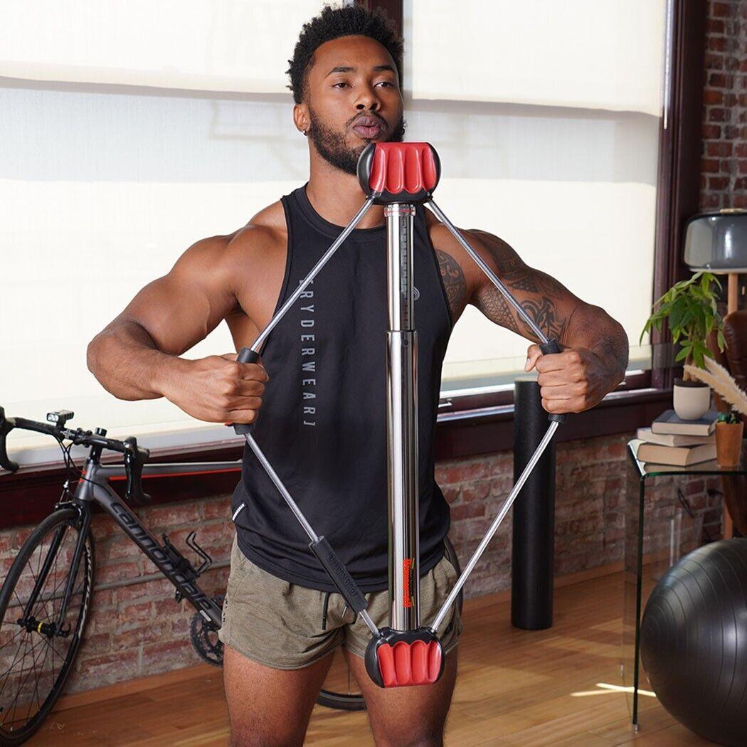 The Bullworker Exerciser - 90mm Bow Portable Home Gym for Strength Training Exercise & Fitness - Tophatter Daily Deals