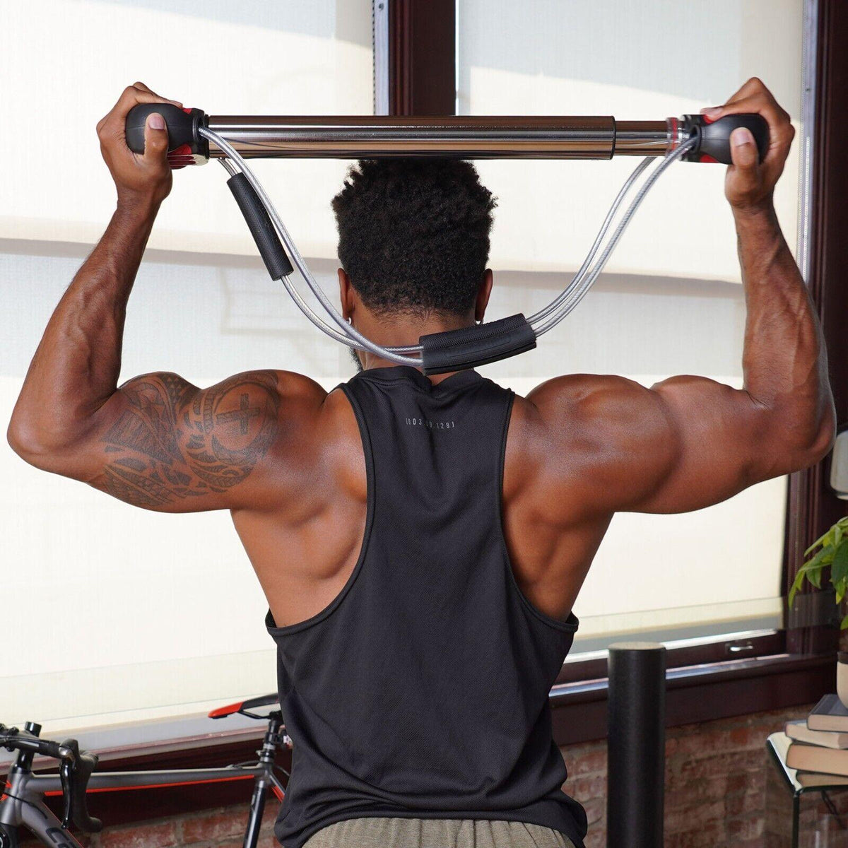 The Bullworker Exerciser - 90mm Bow Portable Home Gym for Strength Training Exercise & Fitness - Tophatter Daily Deals