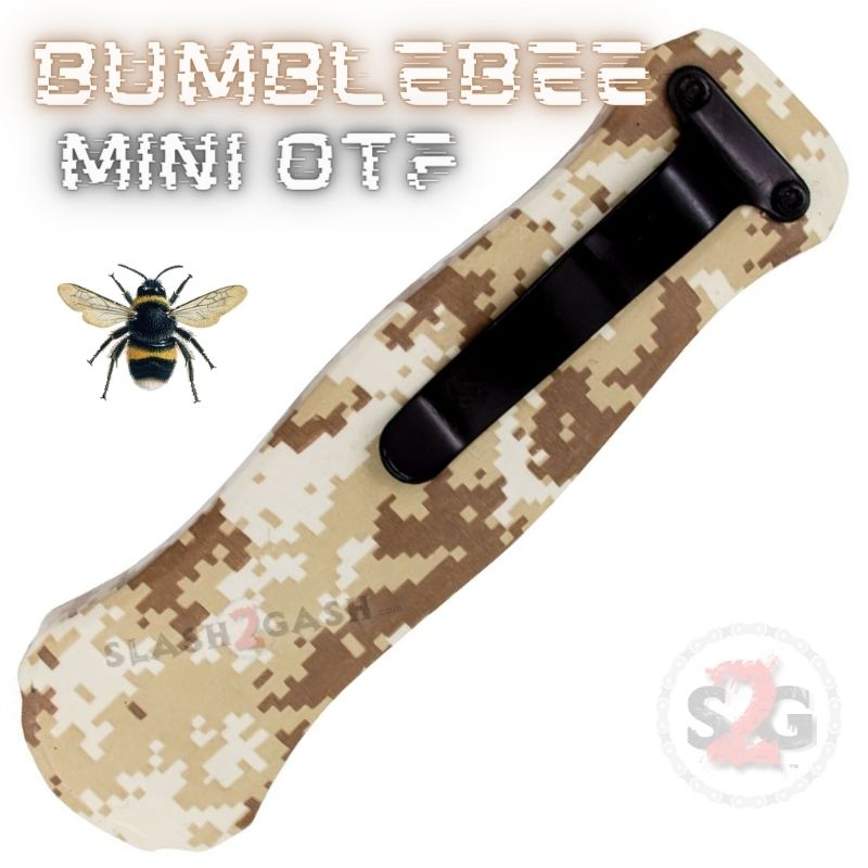 Bumblebee Mini OTF Knife Small Auto Switchblade Dagger - Asst. colors Knife-OTF - Tophatter Daily Deals