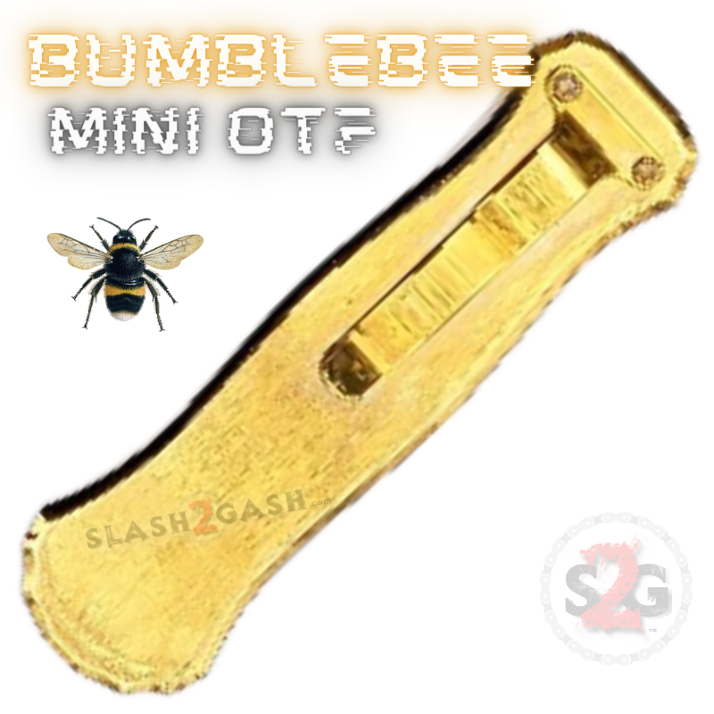 Bumblebee Mini OTF Knife Small Auto Switchblade Dagger - Asst. colors Knife-OTF - Tophatter Daily Deals