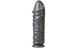 Bunker Buster 10.7 Inch Anal Dildo in Gun Metal Finish > Anal Range > Vibrating Butt Plugs - Tophatter Daily Deals