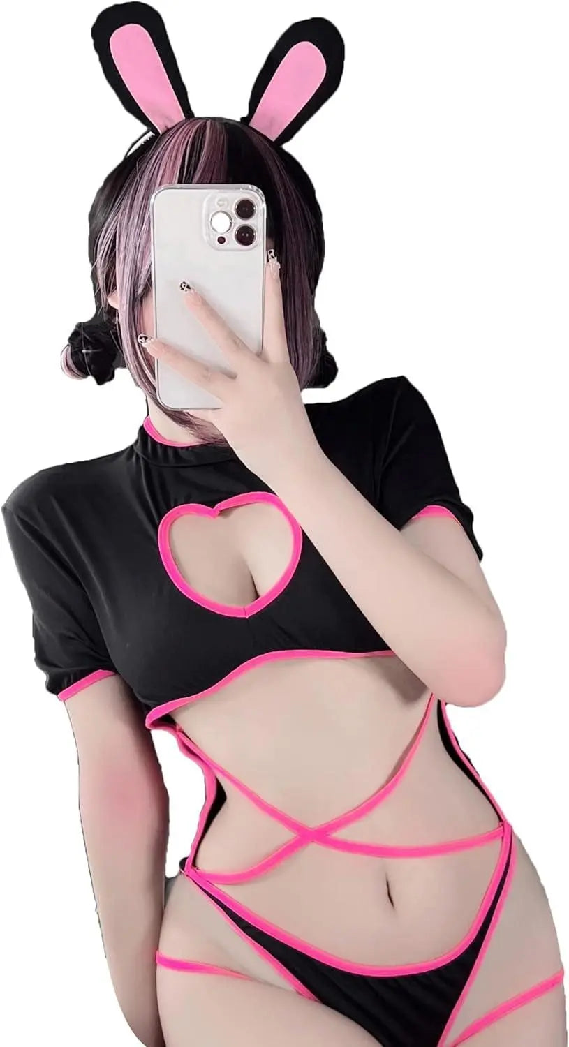 Bunny Dessous Anime Cosplay Maid Dress Sexy Cat Costume Kawaii - Tophatter Daily Deals
