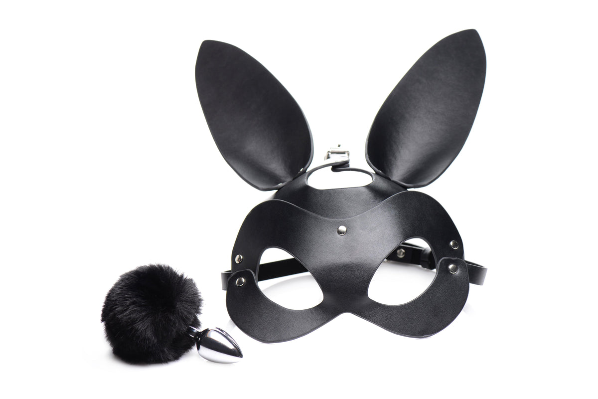 Bunny Tail Anal Plug and Mask Set > Bondage Gear > Masks - Tophatter Daily Deals