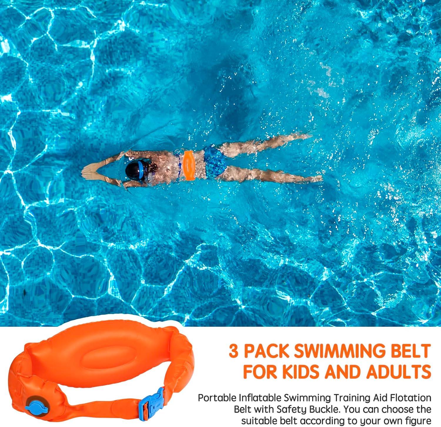 Swim Float Belt - Pool Float Swimming Training Aid Buoyancy Waist Belts Kids And Adults Swimming - Tophatter Daily Deals