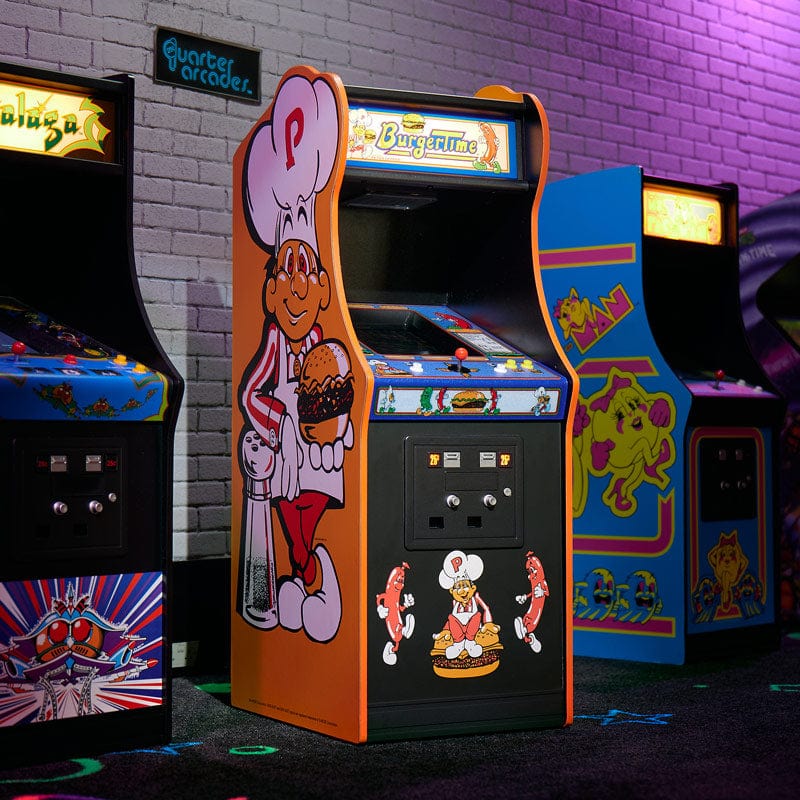 Data East BurgerTime Quarter Size Arcade Cabinet Arcade Machine - Tophatter Daily Deals