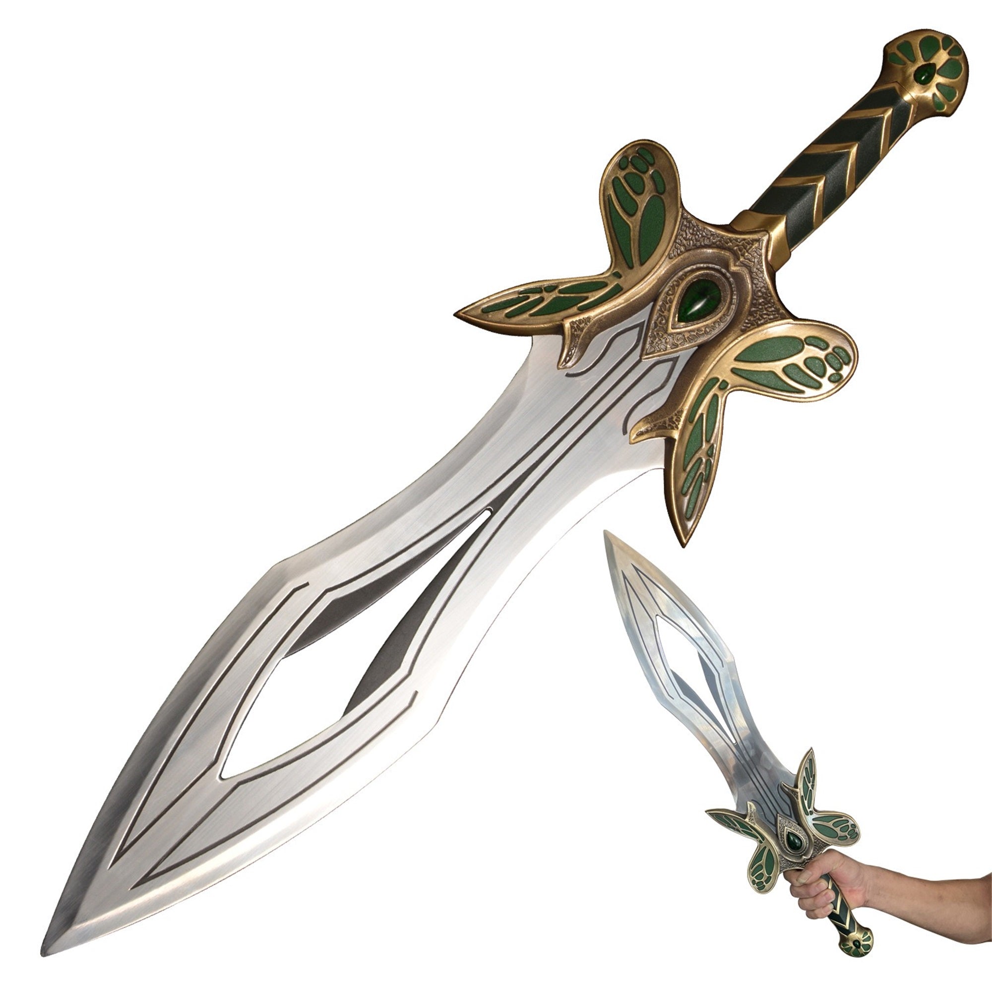 Butterfly Sword Life-size Cosplay Prop Metal Replica - Tophatter Daily Deals