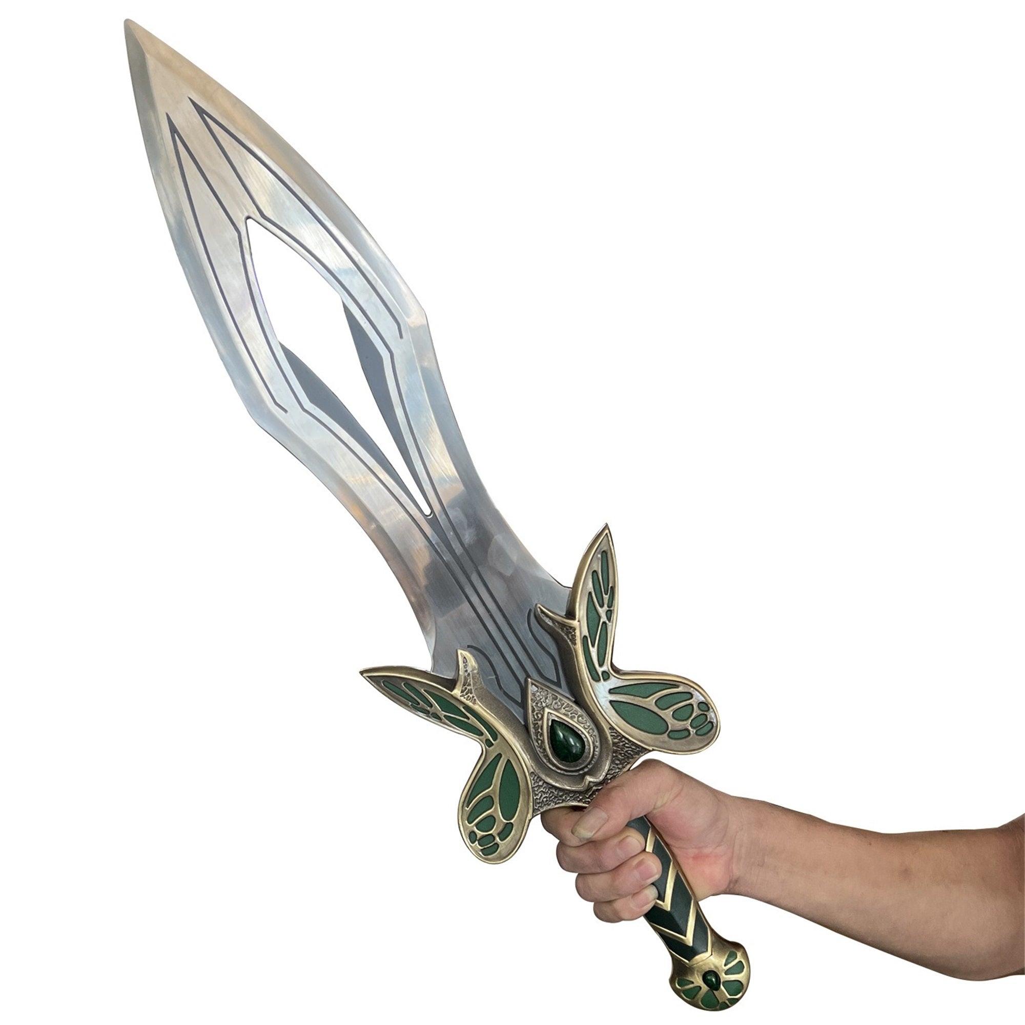 Butterfly Sword Life-size Cosplay Prop Metal Replica Butterfly Sword - Tophatter Daily Deals