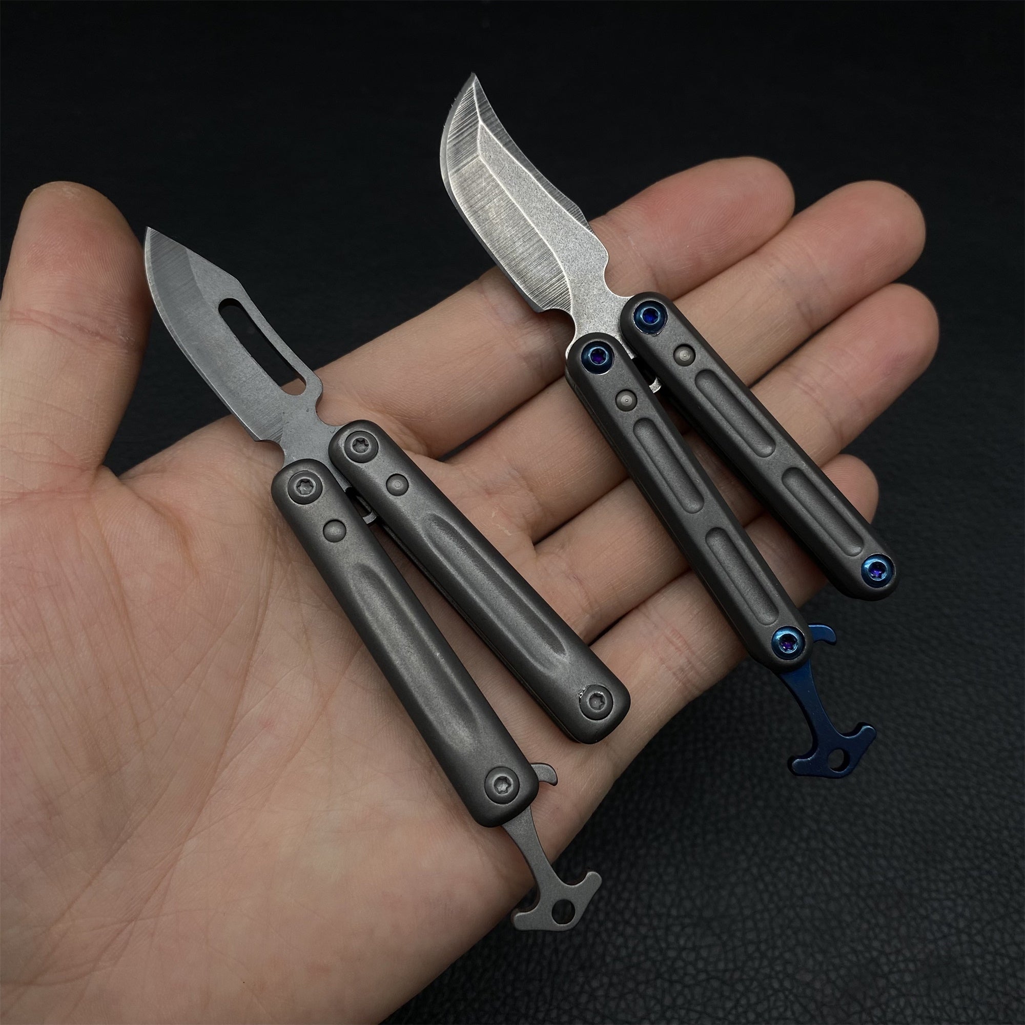Mini Butterfly EDC Knife Tool 2 Options 2 In 1 Pack - Tophatter Daily Deals