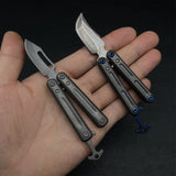 Mini Butterfly EDC Knife Tool 2 Options 2 In 1 Pack - Tophatter Daily Deals