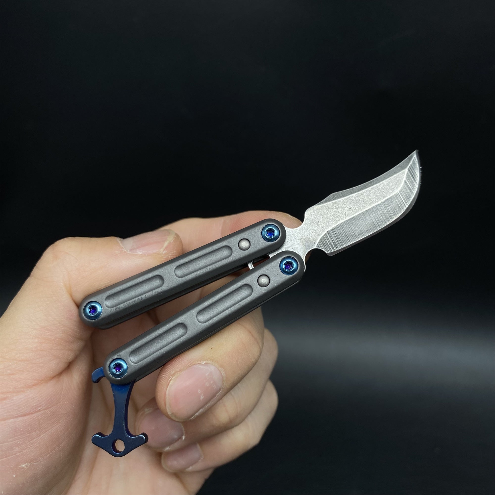Mini Butterfly EDC Knife Tool 2 Options Knife A - Tophatter Daily Deals