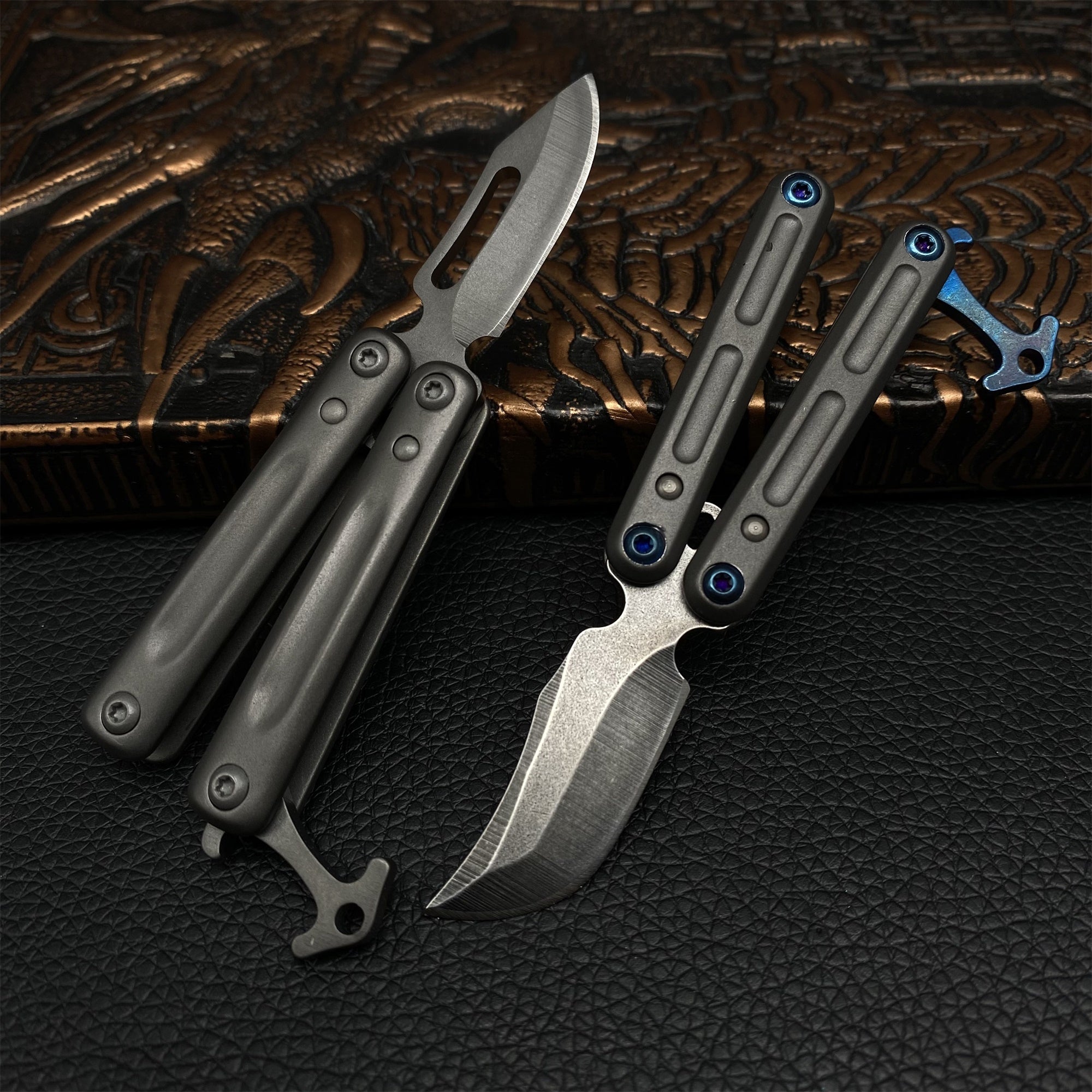 Mini Butterfly EDC Knife Tool 2 Options - Tophatter Daily Deals