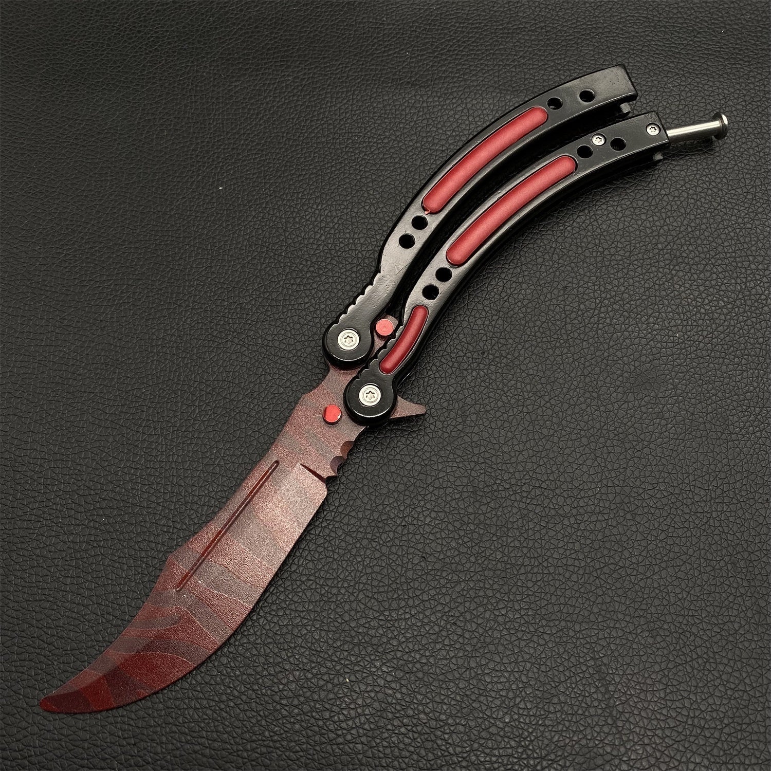 Global Offensive Game Butterfly Knife Blunt Blade Trainer Replica Slaughter - Tophatter Daily Deals
