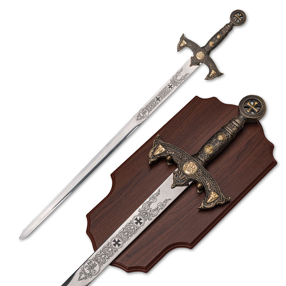 MEDIEVAL SWORD 47" OVERALL - Tophatter Daily Deals