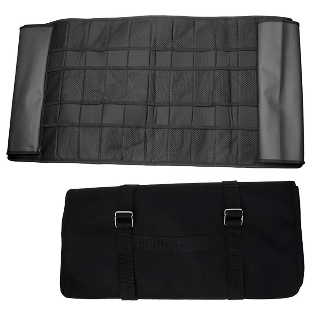 60 Knife Roll Up Pouch Storage Carry - Folding Knife Carrying Case Collectible Weapons - Tophatter Daily Deals