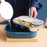 Thermal Lunch Box Stainless Steel Divided Bento Leakproof - Tophatter Daily Deals
