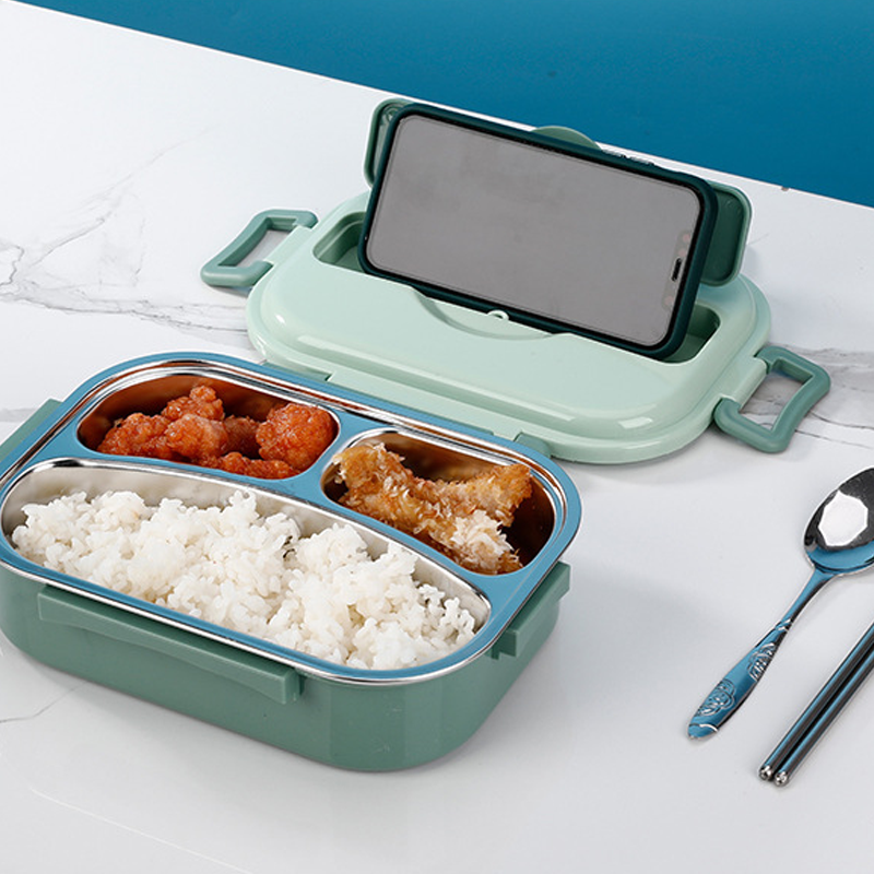 Thermal Lunch Box Stainless Steel Divided Bento Leakproof - Tophatter Daily Deals