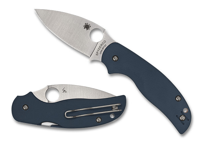 Spyderco Sage 5 - Cobalt Blue G10 - CPM-SPY27 - Compression Lock - C123GPCBL Knives - Tophatter Daily Deals
