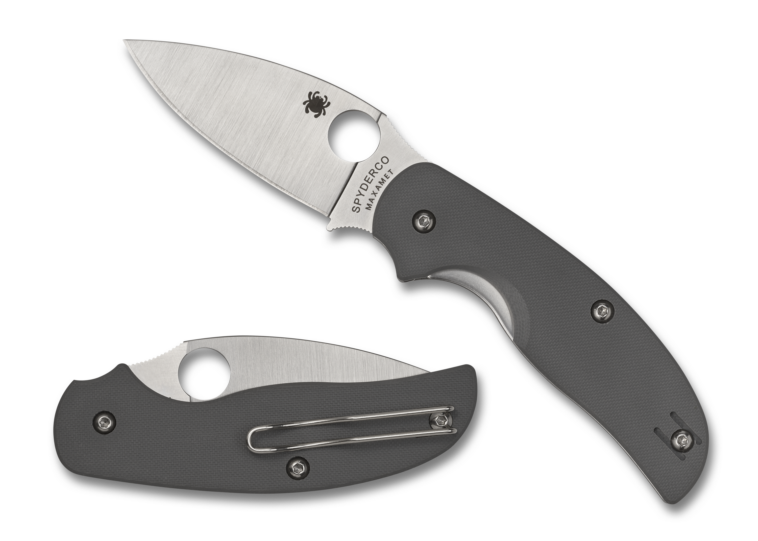 Spyderco Sage 1 - Liner Lock - Maxamet Steel- Cool Gray G10 - C123GPGY - CLOSEOUT Knives - Tophatter Daily Deals