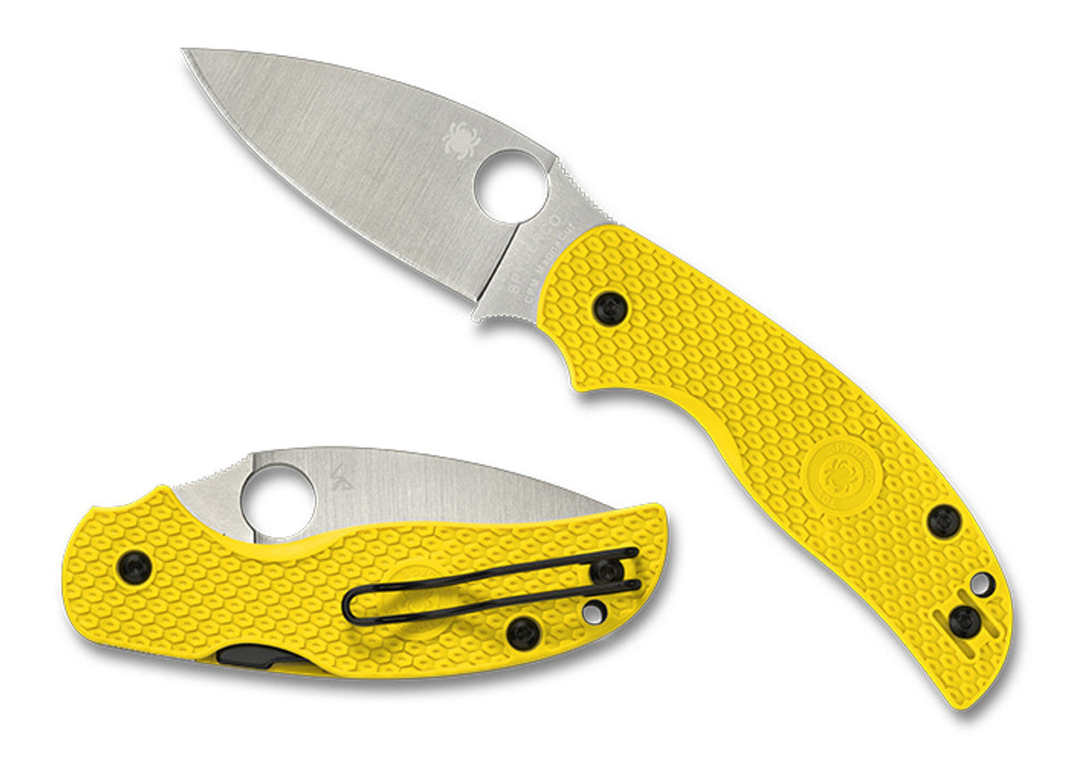 Spyderco Sage 5 Salt - Yellow FRN - CPM-Magnacut - C123PYL Knives - Tophatter Daily Deals