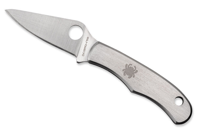 Spyderco Bug Micro-Size - Stainless Steel Handles - 3Cr Blade - C133P Folding Knives - Tophatter Daily Deals