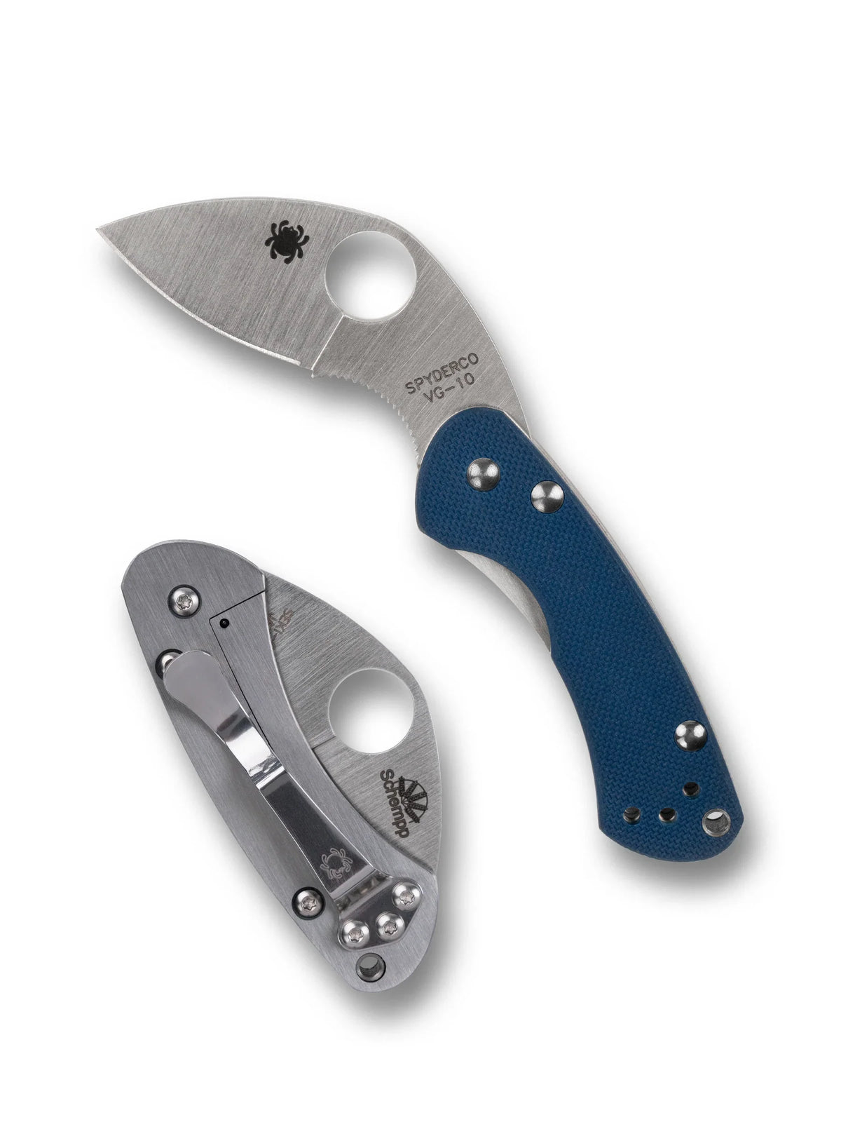 Spyderco Balance - Sprint Run - Cobalt Blue G10 - CPM-SPY27 Blade - C141GPCBL staging - Tophatter Daily Deals
