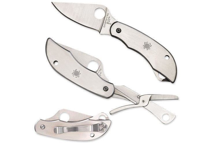 ClipiTool Scissors - Stainless Steel Handles - 8Cr13MoV Blade - C169P Folding Knives - Tophatter Daily Deals