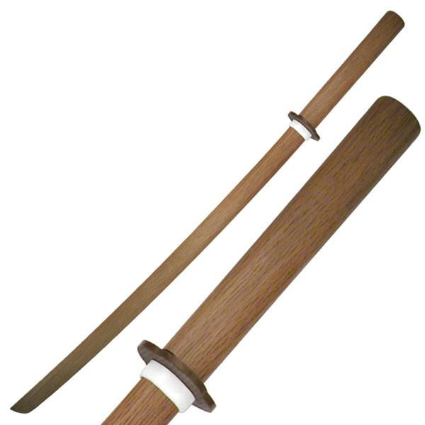 40" Samurai Wooden Training Sword Daito - Tophatter's Army Products & Self Defense Collectible Weapons - Tophatter Daily Deals