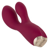 Uncorked Cabernet Dual Massager in Deep Wine Red with 10 Speeds and Silicone Vibrator > Vibrators > Ladies > Rabbit - Tophatter Daily Deals