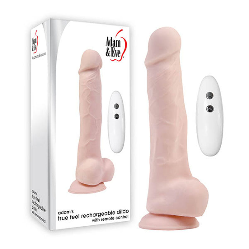 Adam & Eve Adam's True Feel (USB Rechargeable) 7 Inch Vibrating Dildo > Vibrators > Realistic Vibrators - Tophatter Daily Deals