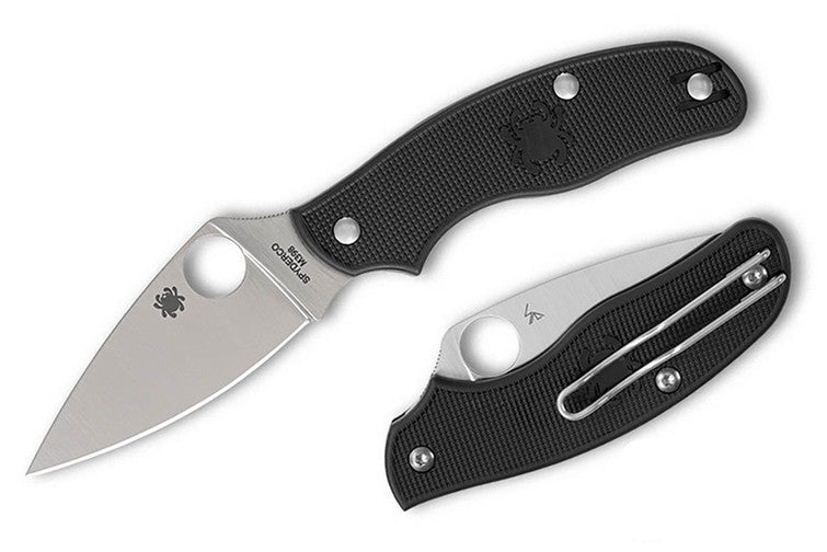 Spyderco Metropolitan Lightweight Slipit - Black FRN Handles - M398 Blade - C213PBK Folding Knives - Tophatter Daily Deals