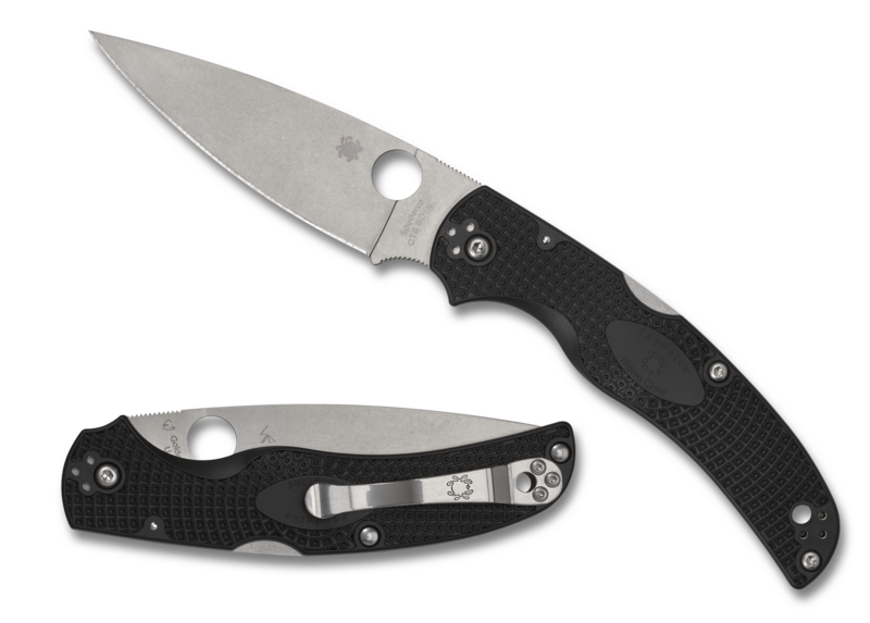 Spyderco Native Chief Lightweight - Black FRN - Plain Edge - C244PBK Knives - Tophatter Daily Deals
