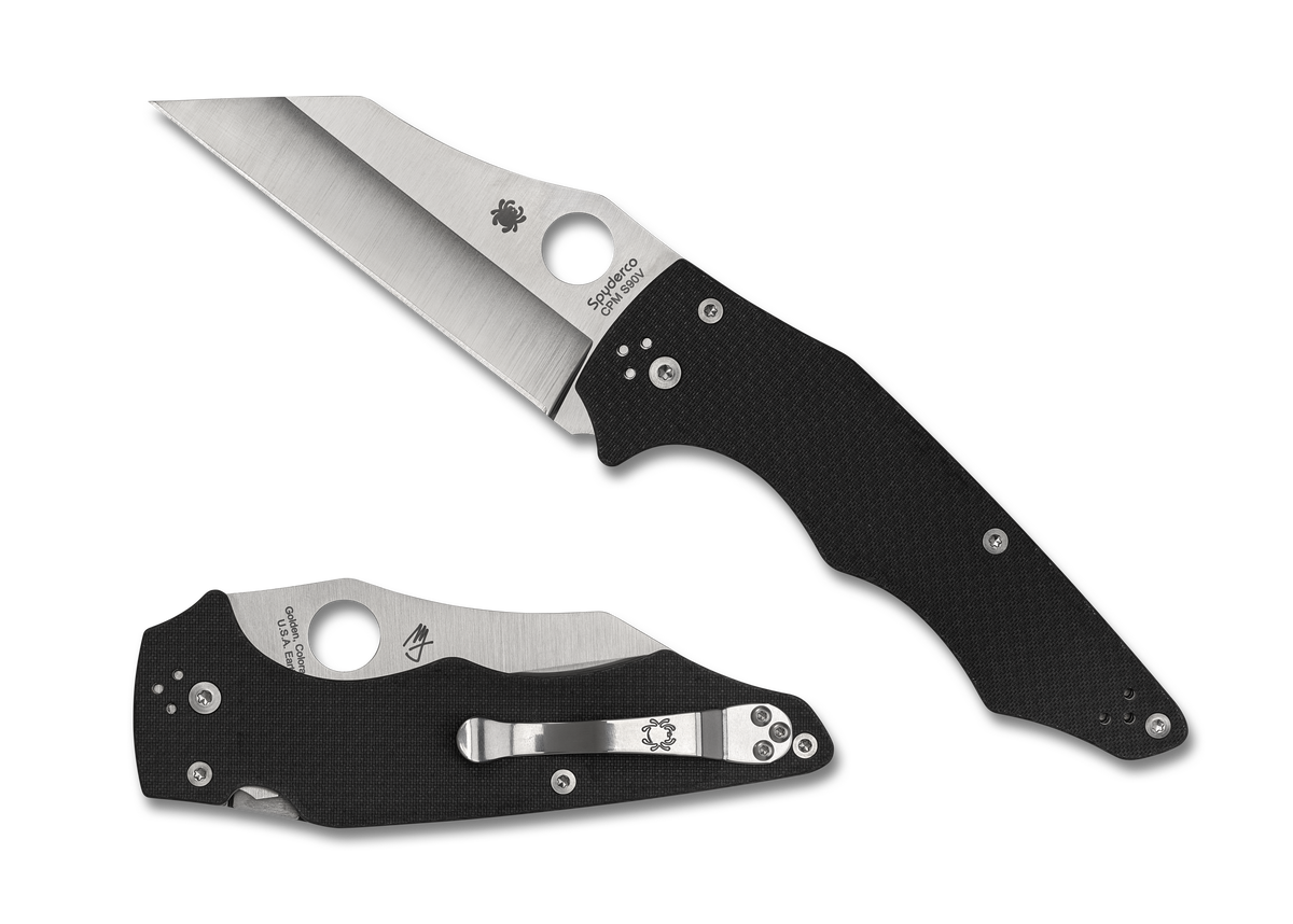 Spyderco YoJumbo - Sprint Run - CPM-S90V - Carbon Fiber Handle - C253CF Knives - Tophatter Daily Deals