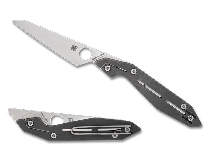 Spyderco Nand - Titanium Handle - M398 Blade - Slip Joint - C270TIP Knives - Tophatter Daily Deals