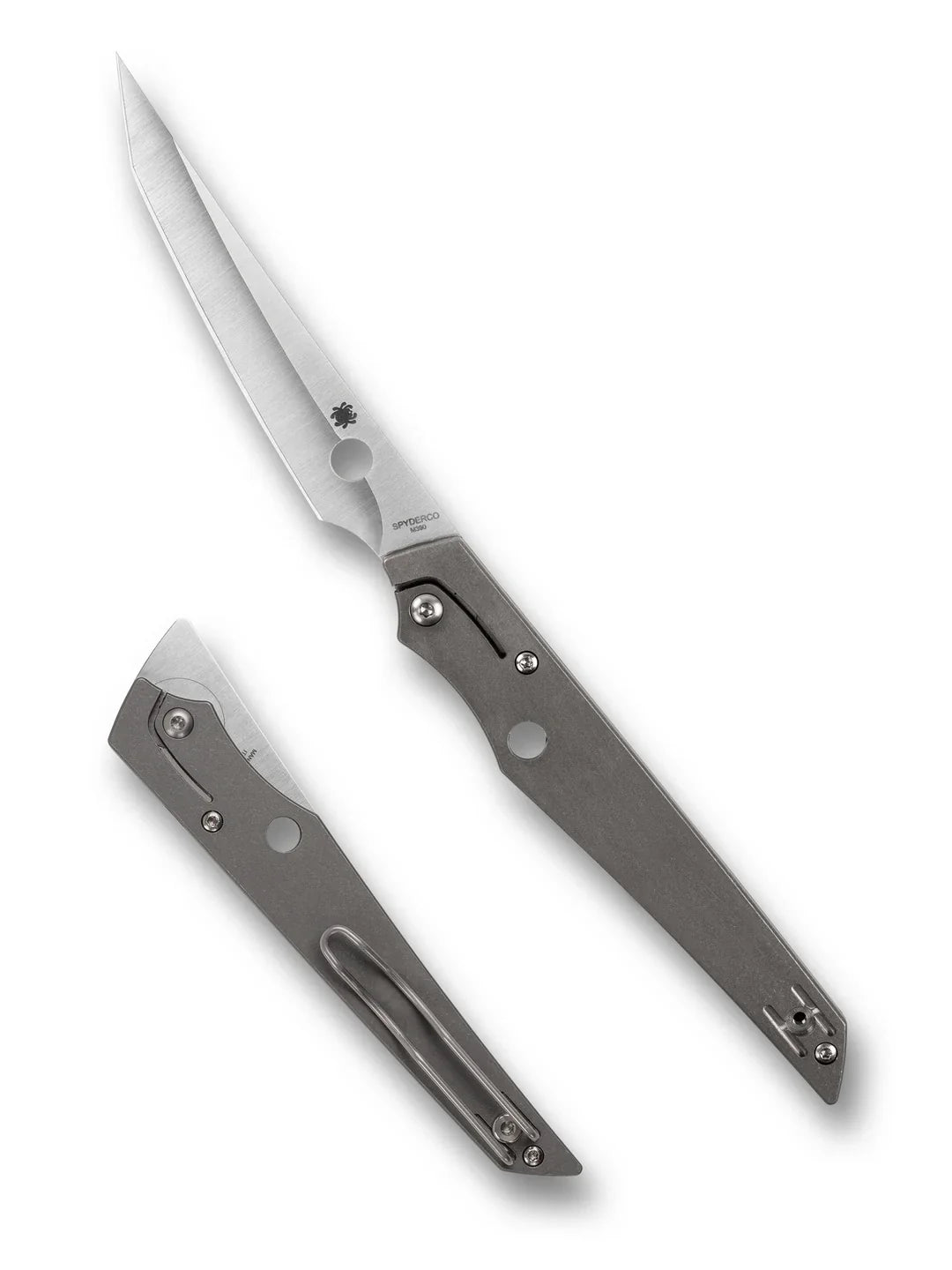 Spyderco Cobol - Titanium Handle - M390 Blade - Slip Joint - C273TIP Traditional Knives - Tophatter Daily Deals