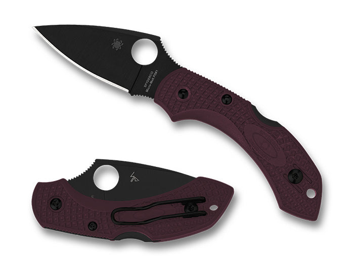 Spyderco Dragonfly 2 - Sprint Run - Burgundy FRN - CTS-PD#1 Blade - C28BGBKP2 - Wholesale Prices (Limited Deals)