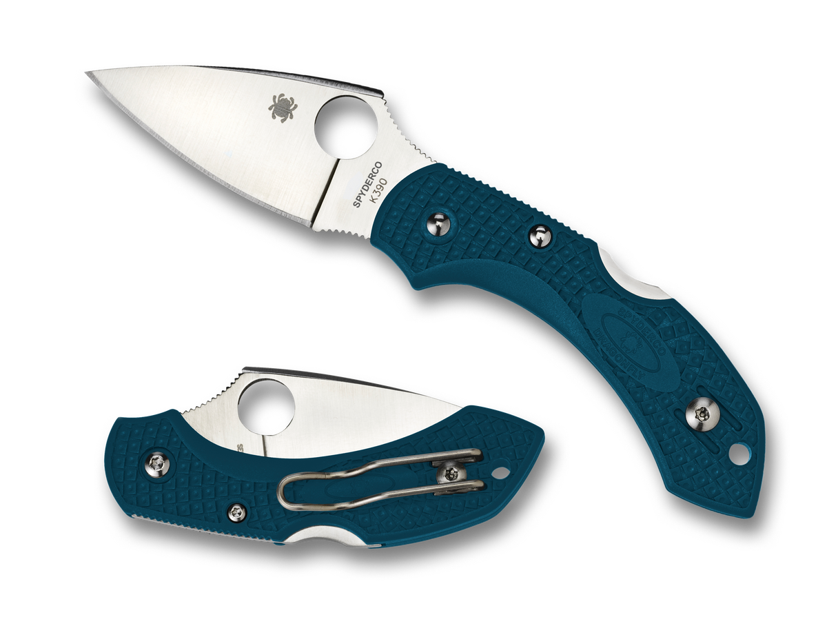 Spyderco Dragonfly 2 - Blue FRN - K390 - C28FP2K390 Knives - Tophatter Daily Deals