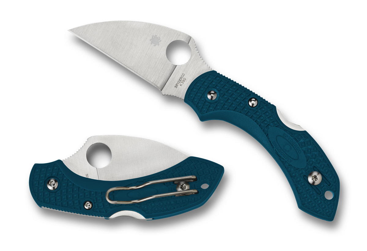 Spyderco Dragonfly 2 - Blue FRN - Wharncliffe K390 - C28FP2WK390 Knives - Tophatter Daily Deals