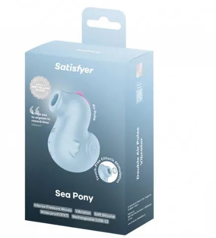 Satisfyer Sea Pony – Air Pulse and Vibrator with Dual Stimulation > Sex Toys For Ladies > Air Pulsation - Tophatter Daily Deals